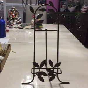 Vintage Metal holder for book picture used